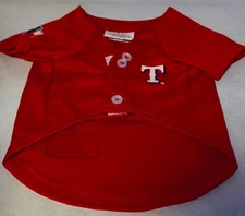 Doggy Shirt - Texas Rangers Baseball - Size Small