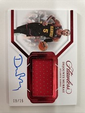 Dejounte Murray Flawless Ruby Patch Auto 9/15 Avg 18/5/6 Returning From Injury