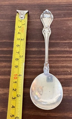 R.W.S. Co. Sterling Pat. 91. Ice Cream spoon. Silver