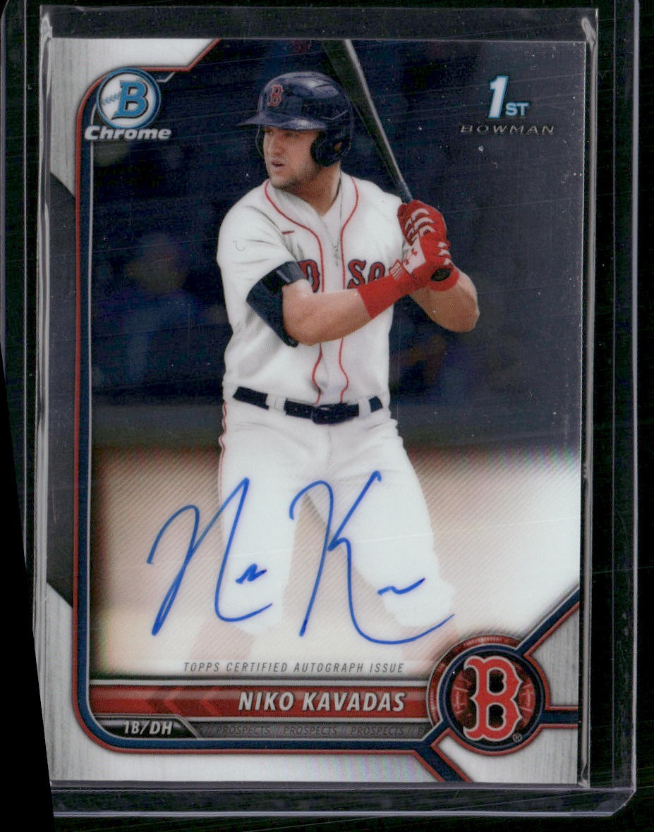 2022 Bowman #CPA-NK Niko Kavadas Chrome Prospects Autographs