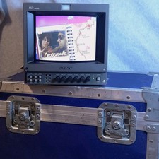 Sony PVM-8044Q RGB Trinitron Color 8" Pro Video CRT Monitor W Road Case Tested