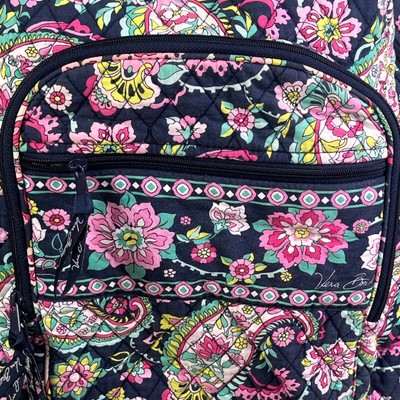 Vera Bradley Petal Paisley Print Travel Bag Womens Large Quilted Campus Backpack Vera Bradley | Bags | Vera Bradley Petal Paisley Print  main image 4