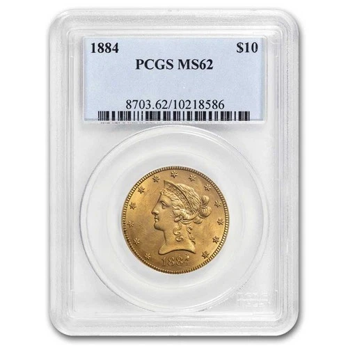 1884-P Liberty Eagle — photo from the most recent tracked eBay sale