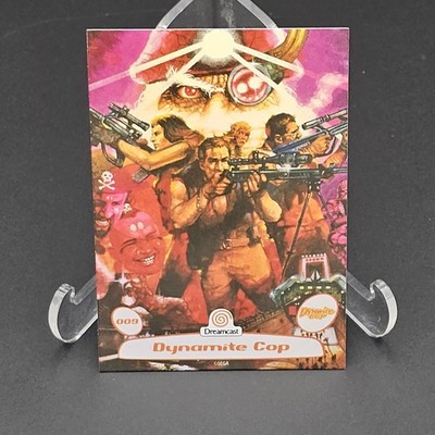 Dynamite Cop Sega Dreamcast Trading Cards #009 Foil Rare Limited Run Games 2025