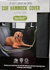 Pet Hammock - Seat Cover Car/SUV - 55"x57" with Adjustable Straps