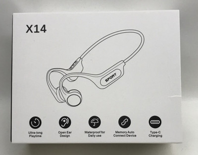 X14 Sport Bone Conduction Wireless Bluetooth Headphones Open Ear Waterproof