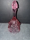 Vintage Fenton Glass Temple Lily of the Valley Dusty Rose Pink Bell