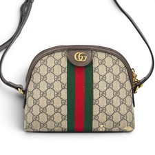 Borsa a tracolla Gucci GG Canvas Supreme Ophidia Sherry Line PVC