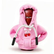 Cherry Bow Gear Shift Hoodie,Universal Car Shift Knob Cover  Cherry Bowknot