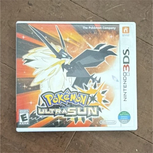 Pokémon Ultra Sun Nintendo 3DS Role Playing Game Multiplayer Manual