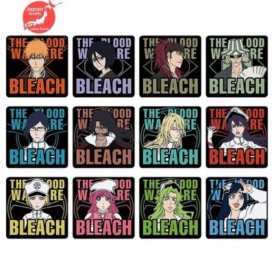 Selten Ichiban Kuji Bleach OP.2 Gummi Untersetzer Set 12 (JPN) Multicolor
