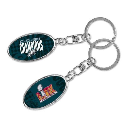 Philadelphia Eagles Super Bowl LIX Champions Metall Spinner Schlüsselanhänger - Bild 1 von 1