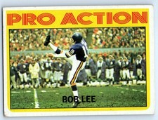 1972 Topps #258 Bob Lee Minnesota Vikings