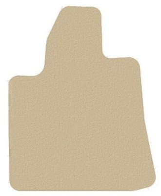Velour FAHRER Fußmatten für Toyota Tundra II 2007-2021, Beige x14 Rand