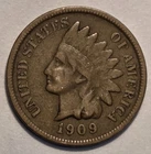 Nicer Low Mintage 1909 Indian Head Cent