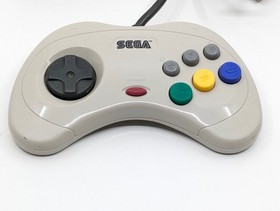 Sega Saturn White HST-3220 NTSC-J Tested w Controller + FIGHTERS MEGAMIX