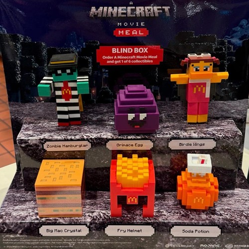 McDonald’s A Mine Craft Movie 2025 komplett ungeöffnet 6er Set mit chinesischem Code - Bild 3 von 24
