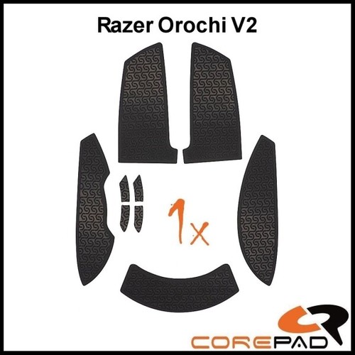 Corepad Soft Grips Noir Razer Orochi V2 Grip Tape Autocollants Pour Souris - 第 1/1 張圖片