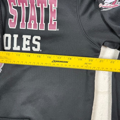 Colosseum Florida State Seminoles Men's Medium Black Hoodie - Picture 8 of 11