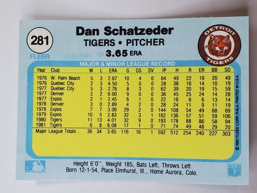 You Pick Your Cards ⚾ 1982 Fleer 1-385 ⚾ Baseball Set Builder card ⚾ - Picture 364 of 511
