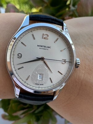 Montblanc Heritage Chronometrie Watch Automatic Date 7374 Mens