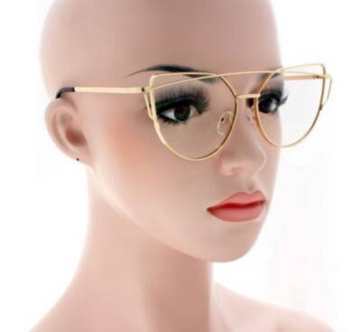 CLASSIC VINTAGE RETRO Unique CAT EYE Style Clear Lens EYE GLASSES Fashion Frame
