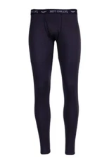 Hot Chillys Mens Peach Skins Fly Bottom Relaxed Fit Base Layer Black Large