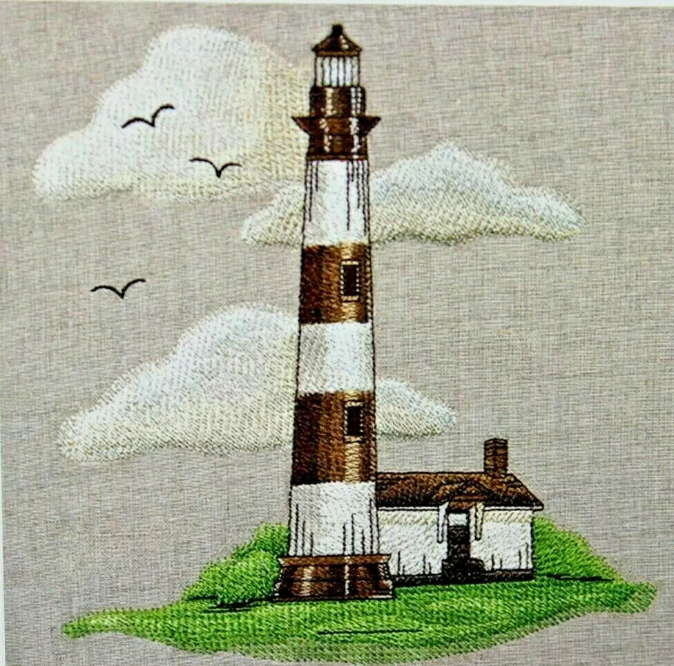 Lighthouse on the Coast Beautiful BATHROOM SET HAND TOWELS