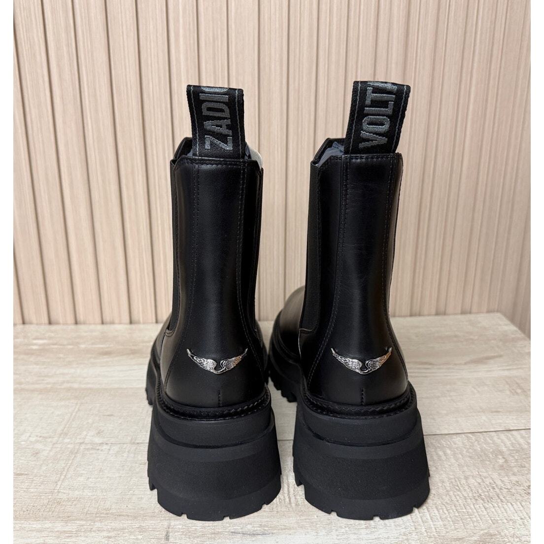 Zadig & Voltaire Ride Chelsea Semy-Shiny Calfskin Womens  display picture 2