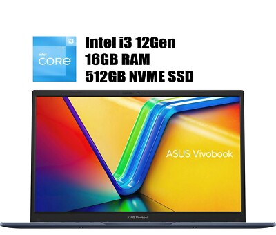 ASUS 14'' FHD Lightweight  Laptop i3-1215U(beat i7-1195G7) 16GB 512GB New Value