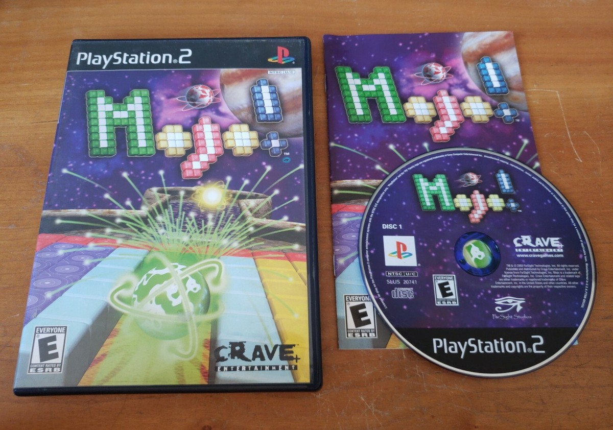 Mojo (Sony PlayStation 2, 2003) ps2 puzzle ball block video game