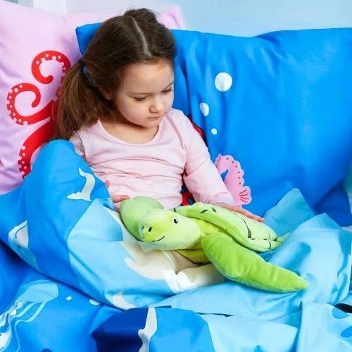 IKEA BLÅVINGAD Colección Juguete Suave Tortuga Relleno - Verde 17" Foto 4 de 4