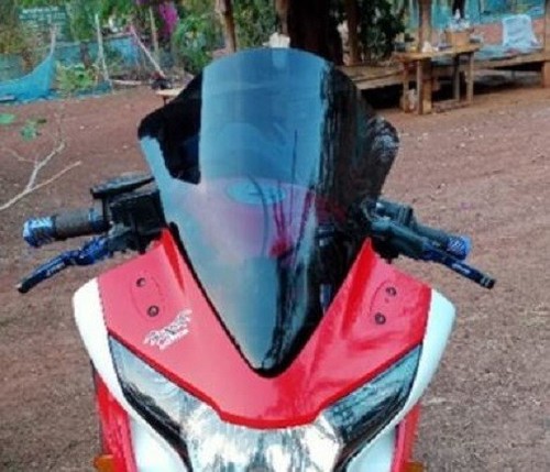 Honda CBR125 R Screen Double Bubble Windscreen Visor Black Tinted 2011 - 2020 - Picture 5 of 20