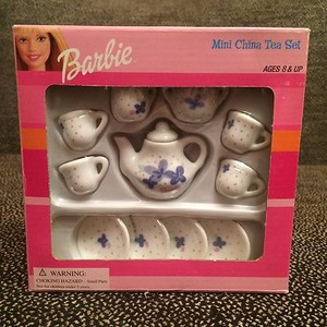barbie china tea set