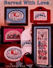 Served With Love Kitchen Country Cross Stitch Patterns By Graph It Arts