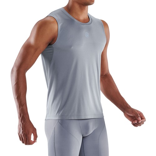 Skins Series 3 Mens XL Tank Top Sport Activewear/Training/Gym/Fitness Mid Grey - Picture 3 of 5