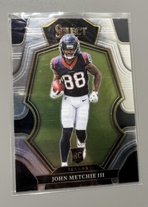 2022 Panini Select Premier Level Silver  #141 John Metchie III RC Rookie Texans