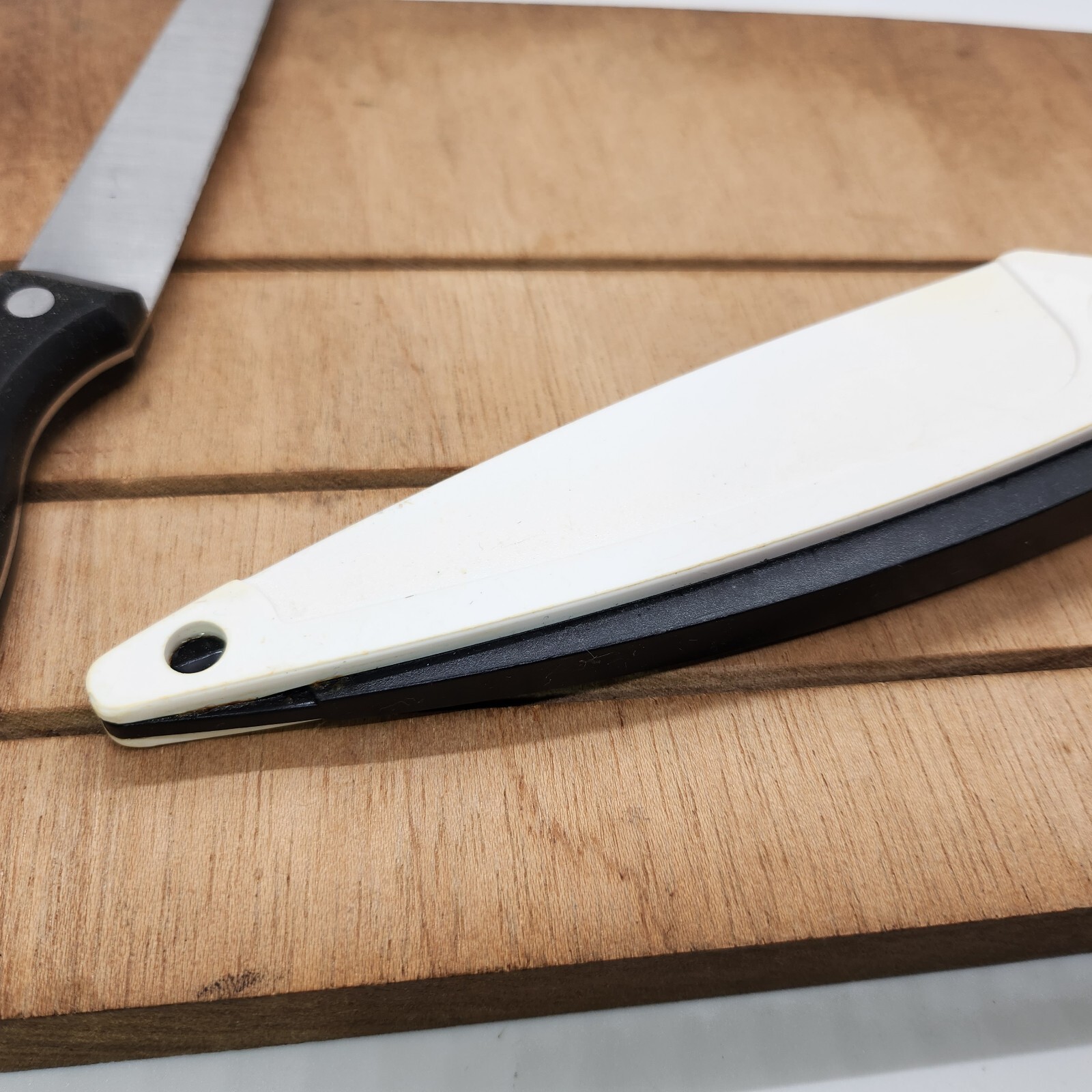 Vintage Pampered Chef Kitchen Knife In Self Sharpening Case 5