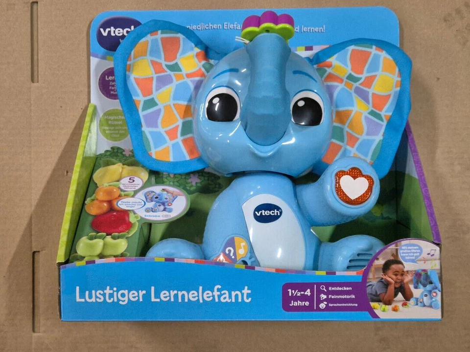 VTECH - Lustiger Lernelefant Interaktives Babyspielzeug zum Lernen - Bild 2 von 3