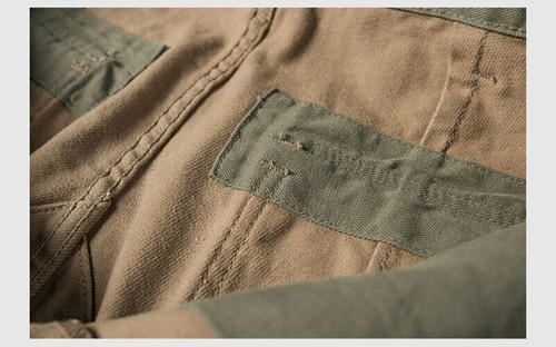 NON STOCK Men Military M64 Khaki Cargo Pants Motorcycle Riding Breeches Trousers - Picture 13 of 18