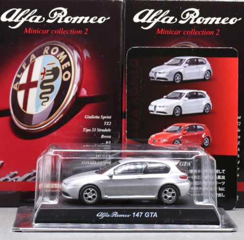 Kyosho 1/64 Alfa Romeo Collection 2 147 GTA (Type 937) 2002 Hot Hatch Silver - Picture 2 of 4