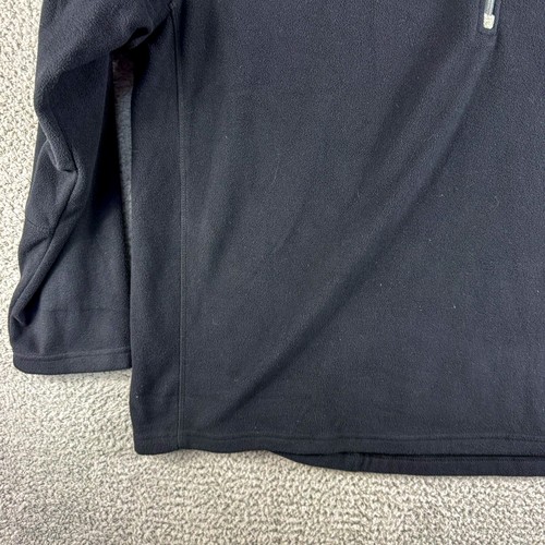 NEW Lands End Fleece Jacket Mens XXL Black Outdoor Workwear Hike Camp NWT $35 - Picture 4 of 12