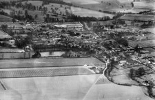 The town, Buntingford, from the south-west, 1929 England OLD PHOTO