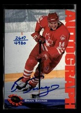 1994-95 Classic #NNO Brian Savage Autographs #/4930