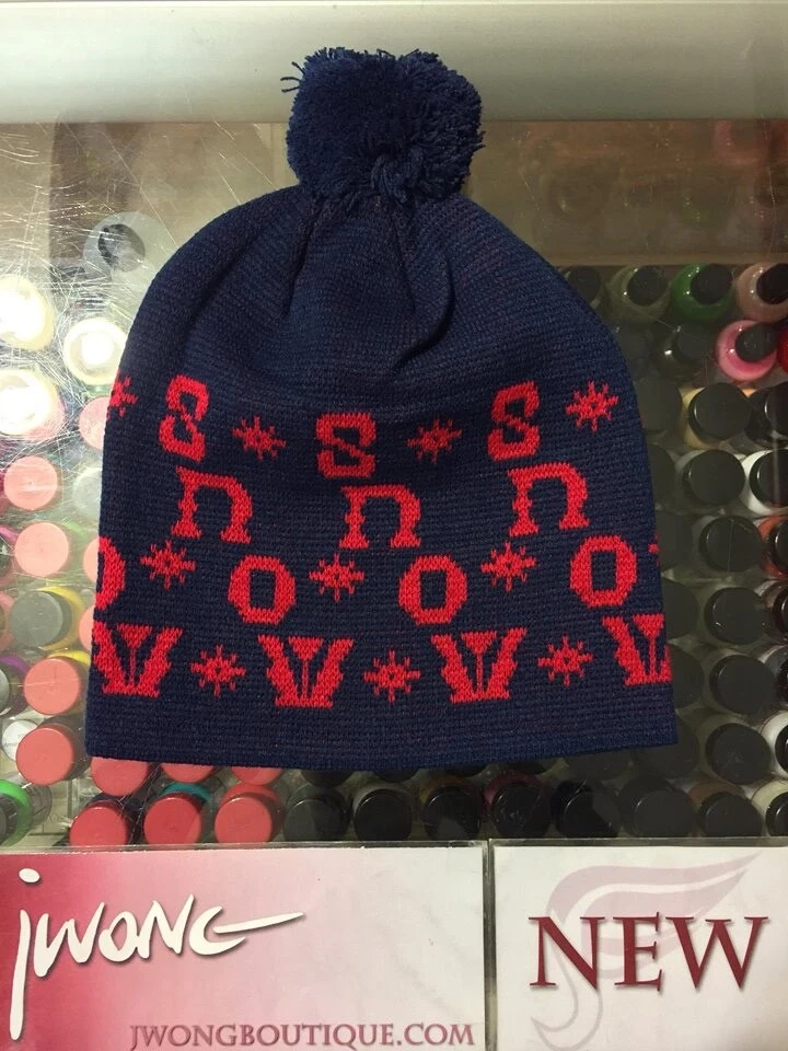 Bonnet de neige bleu marine Supreme 2014