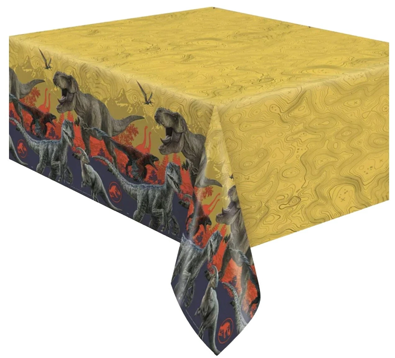 Toalhas de Mesa Festa Dinossauros Multicolorido