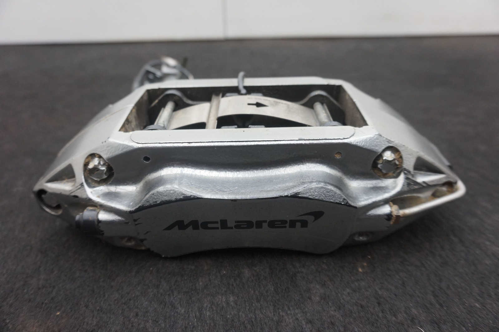 Rear Right Passenger Side Brake Caliper Silver OEM 11C0486CP McLaren 650S 2015
