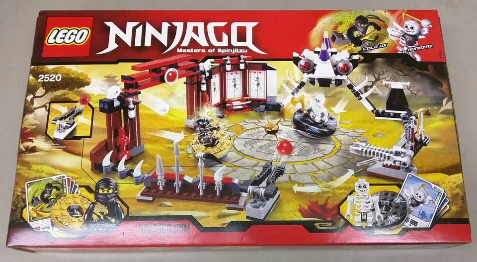 LEGO Ninjago 2520 Battle Arena NEW! Cole DX Bonezai Bone Axe Gold Nunchucks - Image 4 of 4