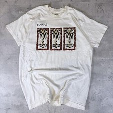 Vintage 80s/90s Hawaii Palm Tree Tropical T Shirt XL runs small