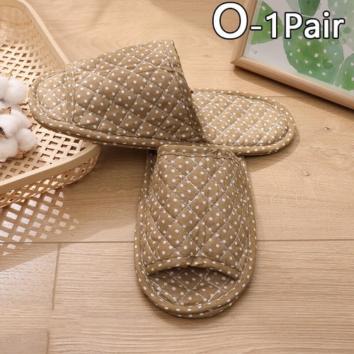 Soft Cotton Slippers Shoes Home Indoor Women men House Anti-slip Slippers - Picture 11 of 25